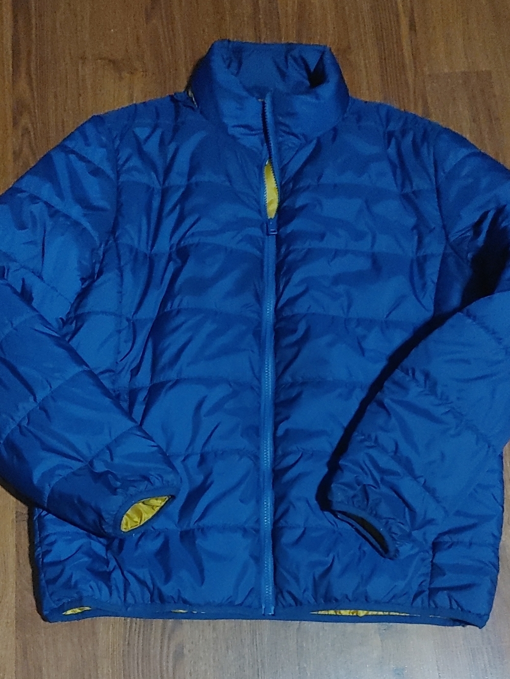 Atlas Foremen Blue Puffer Jacket - Lightweight Warmth Sz Lg